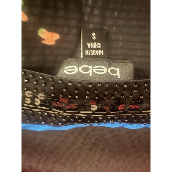 Bebe Dress S Small SILK Kimono Dolman Sleeve Resort Cruise Party SUMMER - Picture 9 of 14